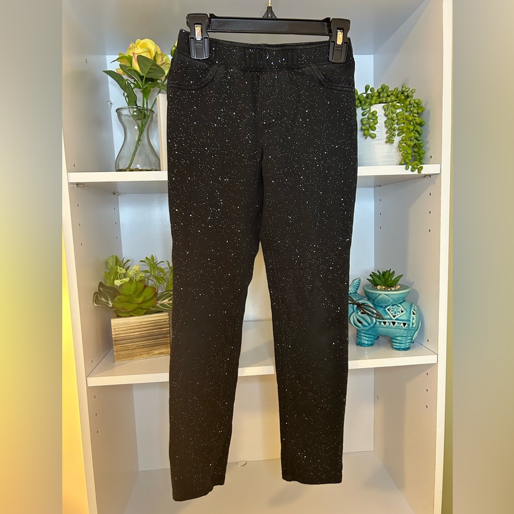 Jumping Bean Black Stretch Glitter Pant